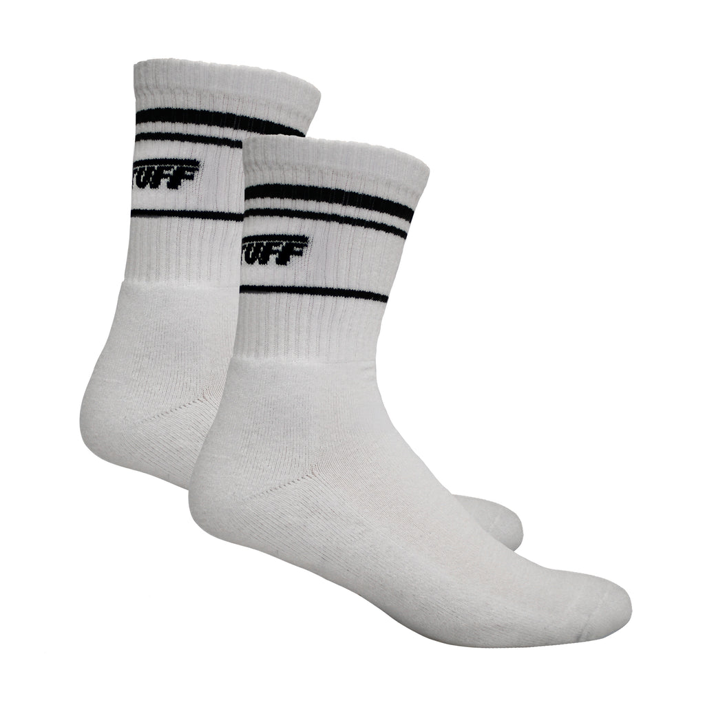 TUFFSTUFF CREW SOCKS WHITE
