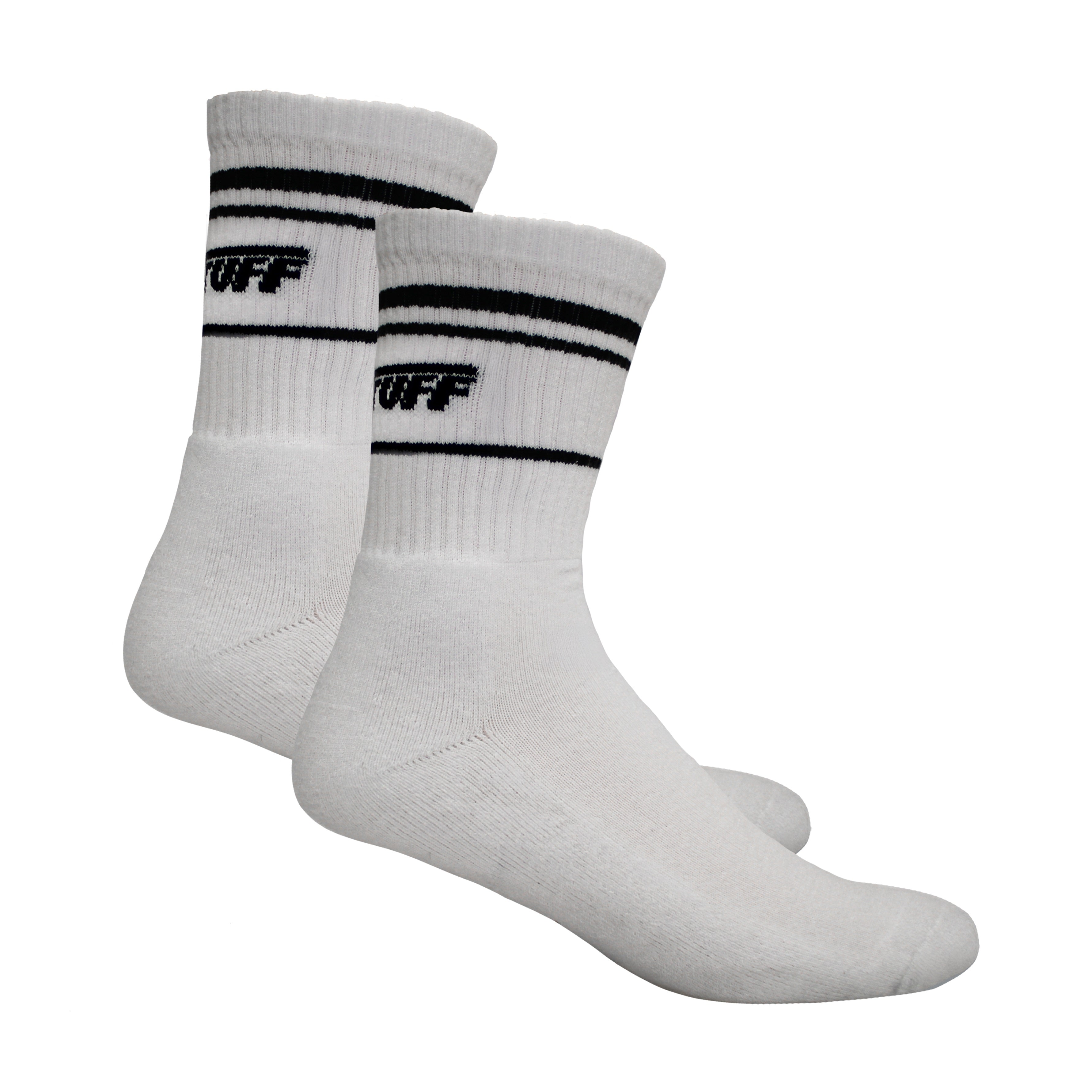 TUFFSTUFF CREW SOCKS WHITE