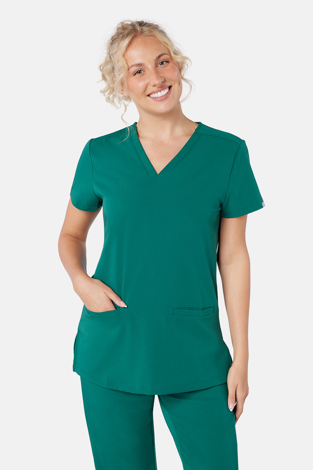 Ari Two Pocket Scrub Top - BEH-4955 - HUN