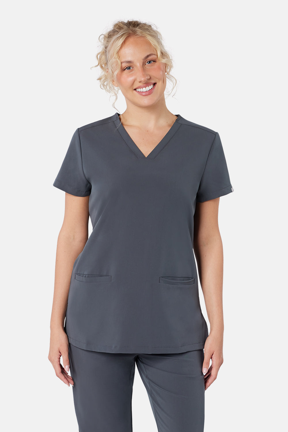 Ari Two Pocket Scrub Top - BEH-4955 - PEW
