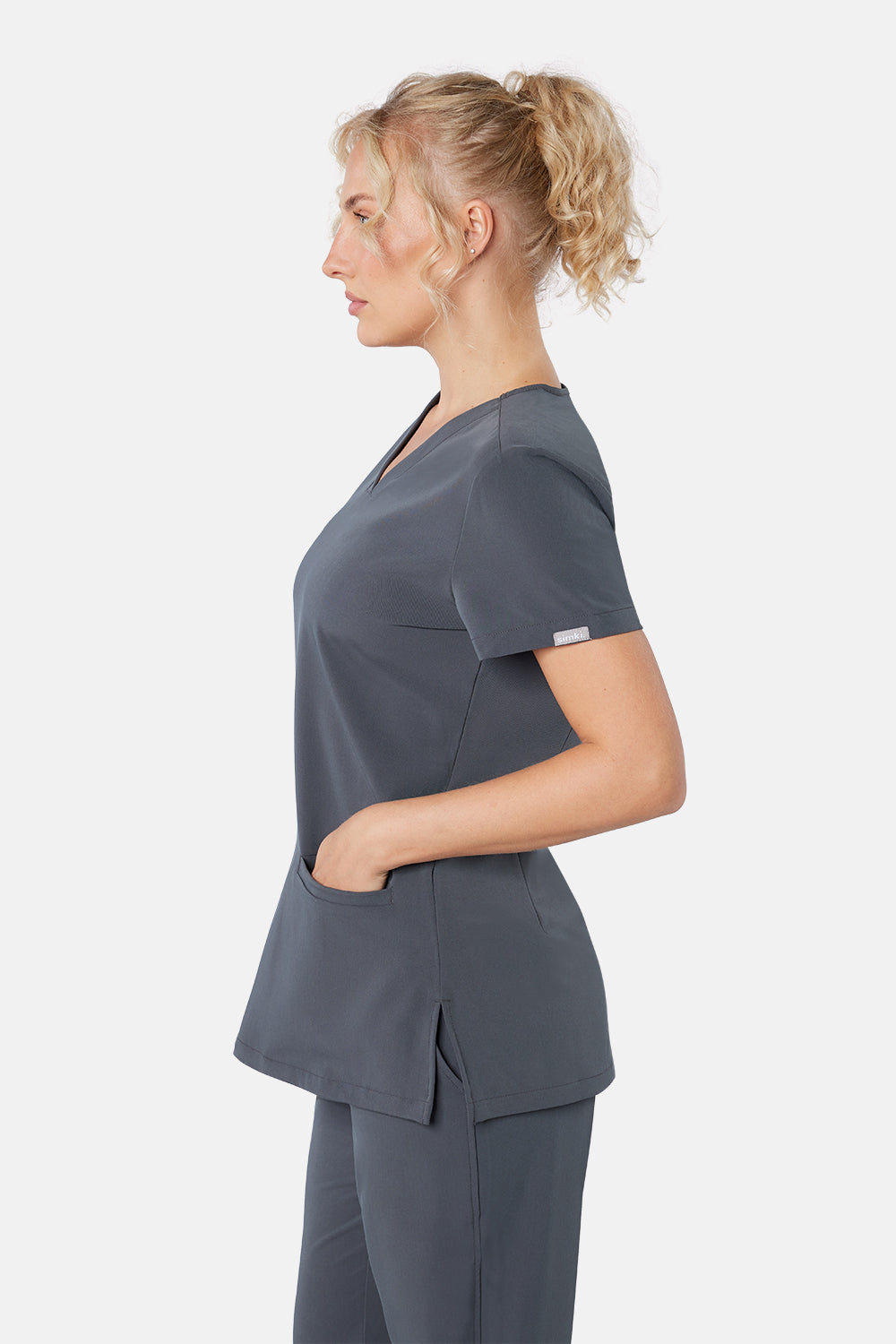 Ari Two Pocket Scrub Top - BEH-4955 - PEW