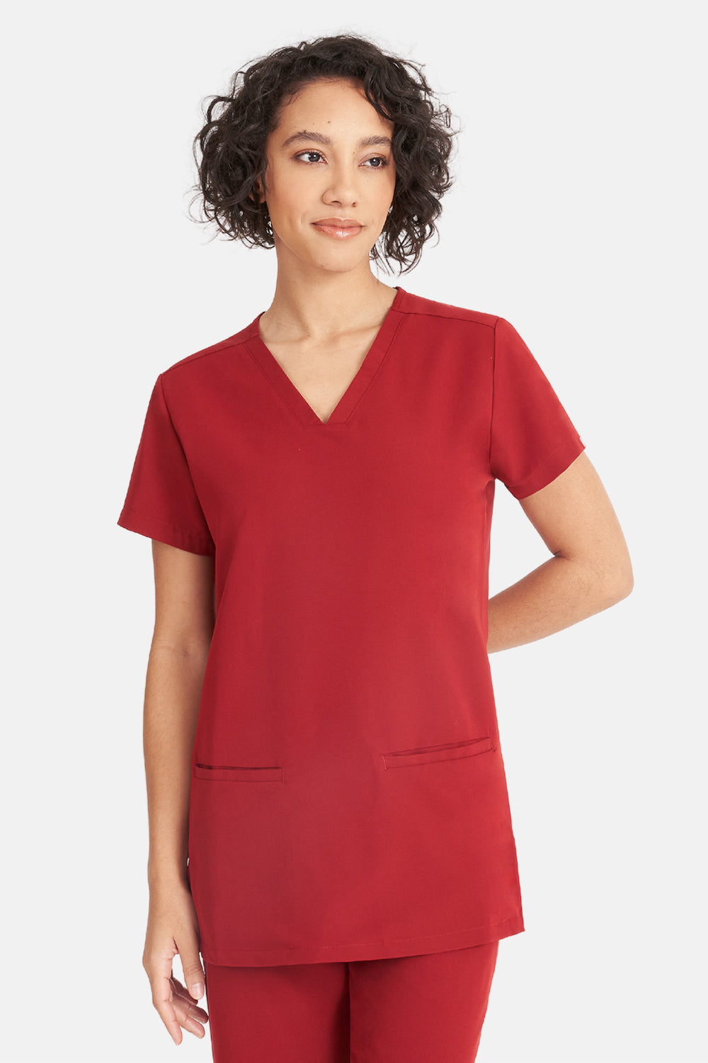 Ari Two Pocket Scrub Top - BEH-4955 - BUR