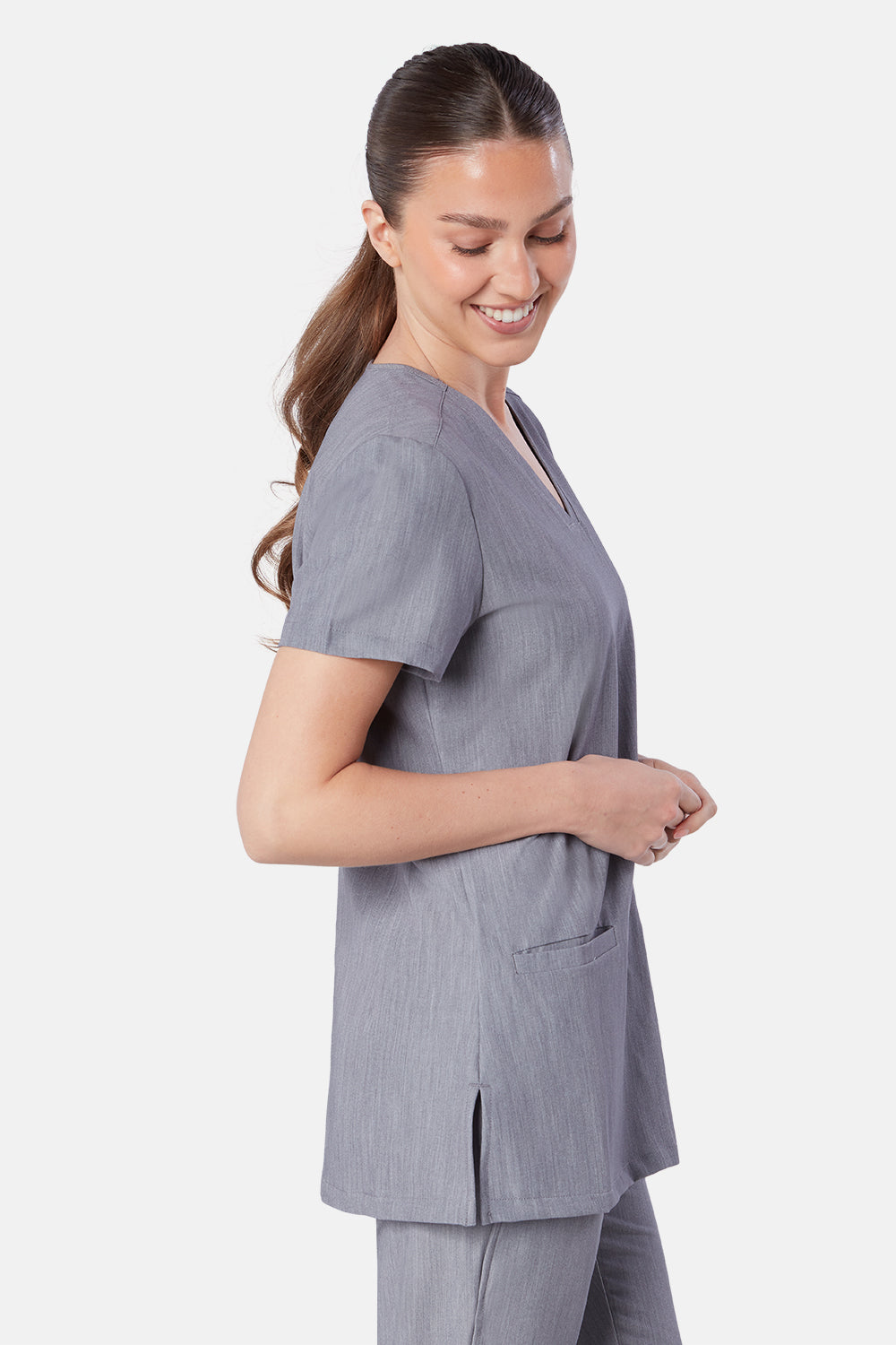 Ari Two Pocket Scrub Top - BEH-4955 - CHA