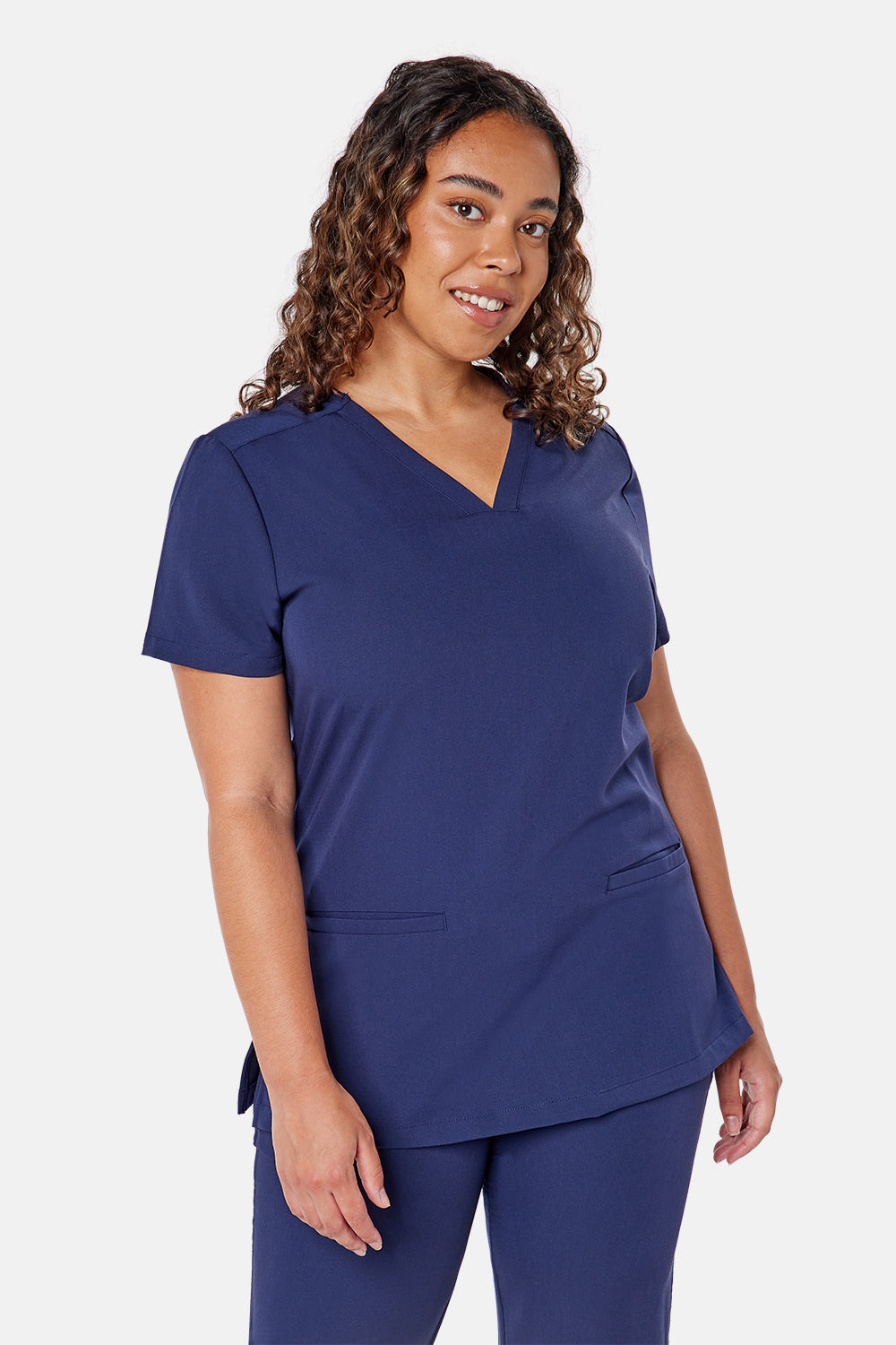 Ari Two Pocket Scrub Top - BEH-4955 - NVY