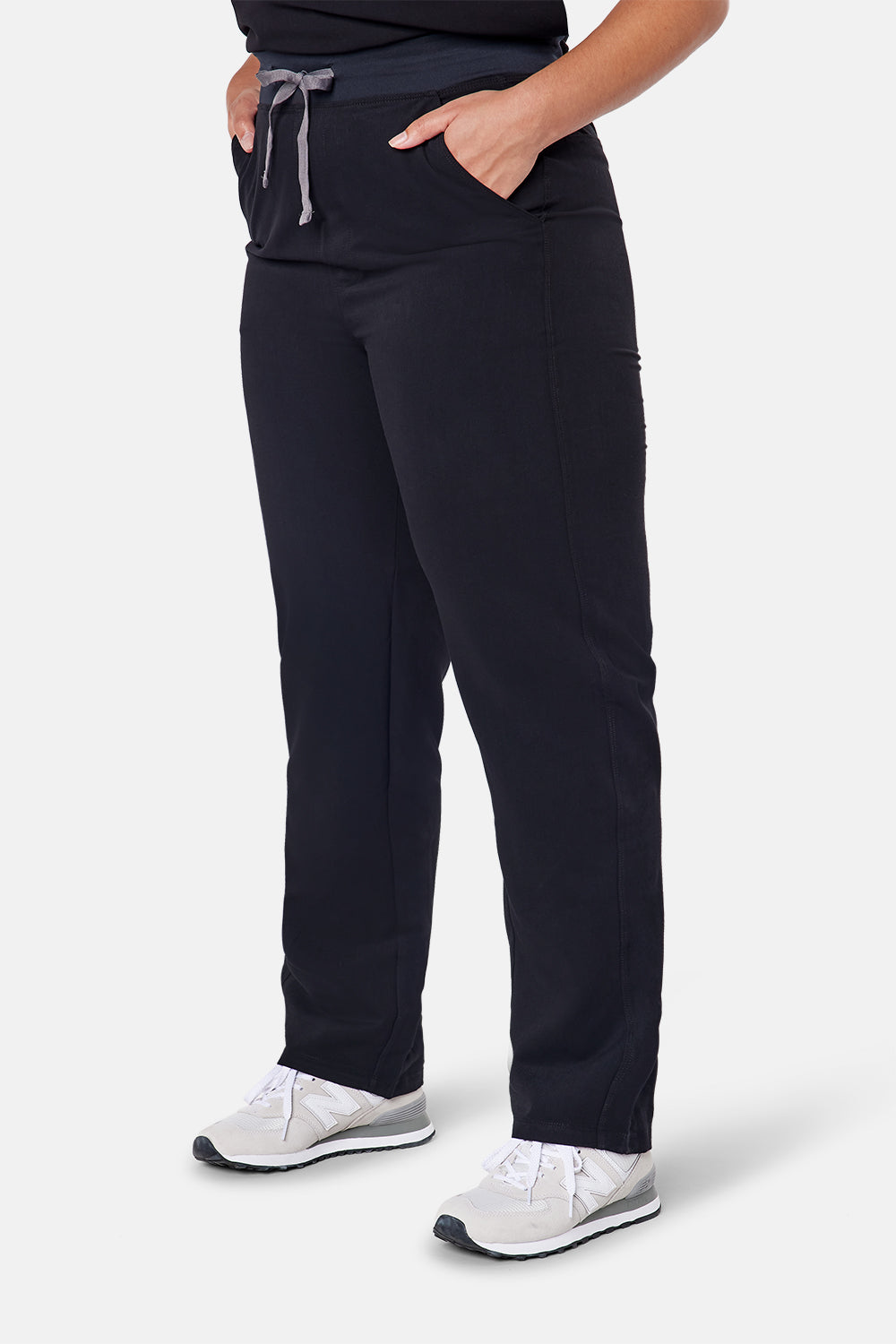 Arlo Straight Leg Scrub Trouser - BEH-4956 - BLK