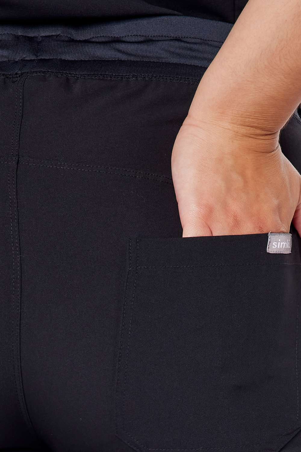 Arlo Straight Leg Scrub Trouser - BEH-4956 - BLK