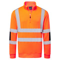Hi-Vis Knitted Half Zip Sweatshirt