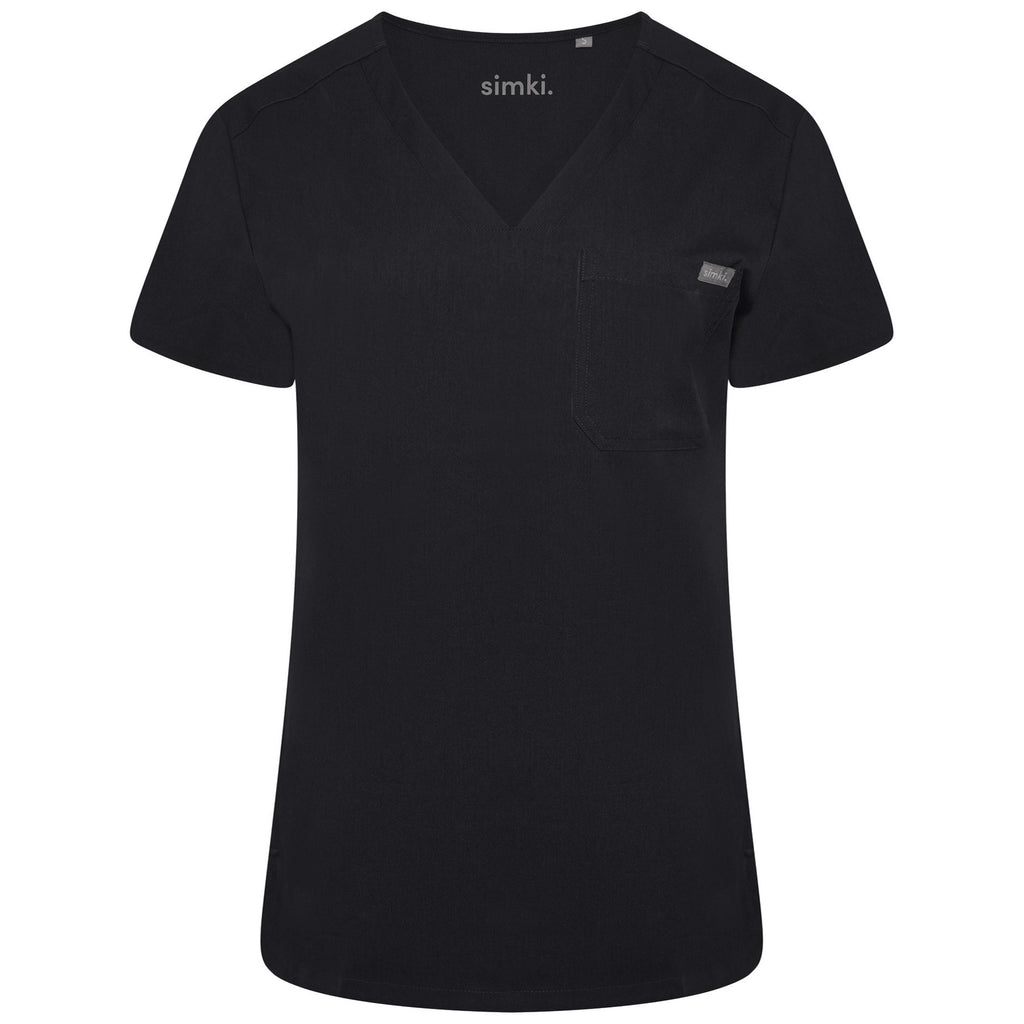 Nova One Pocket Scrub Top - BEH-4957 - BLK
