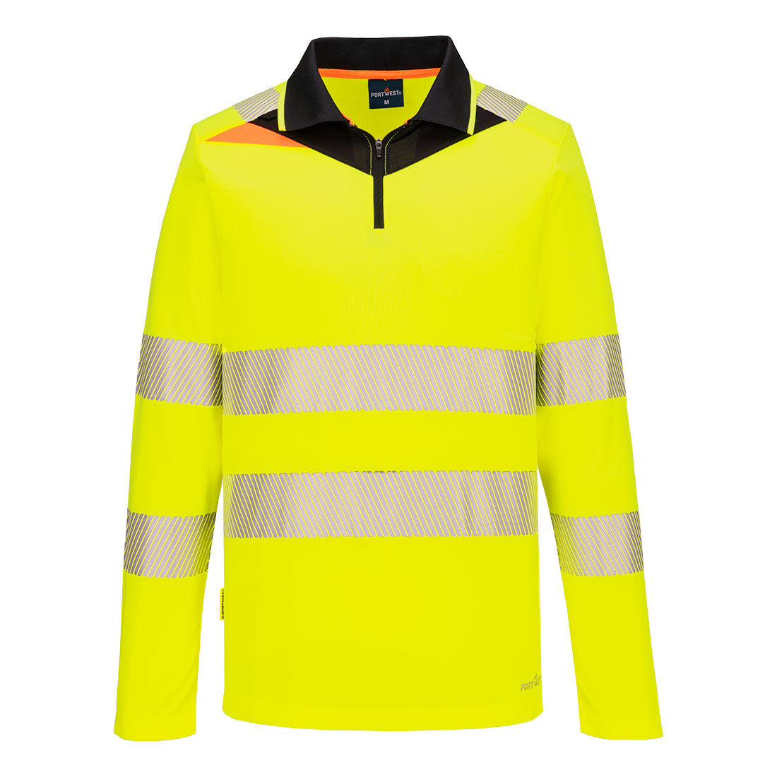 DX4 Hi-Vis Zip Polo Shirt L/S