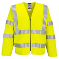 Bizflame Hi-Vis FR Long Sleeve Zip Vest