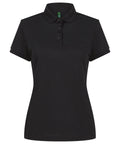 Women’s recycled polyester polo shirt