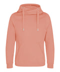 Cross neck hoodie