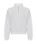 Women's cropped ¼-zip sweat