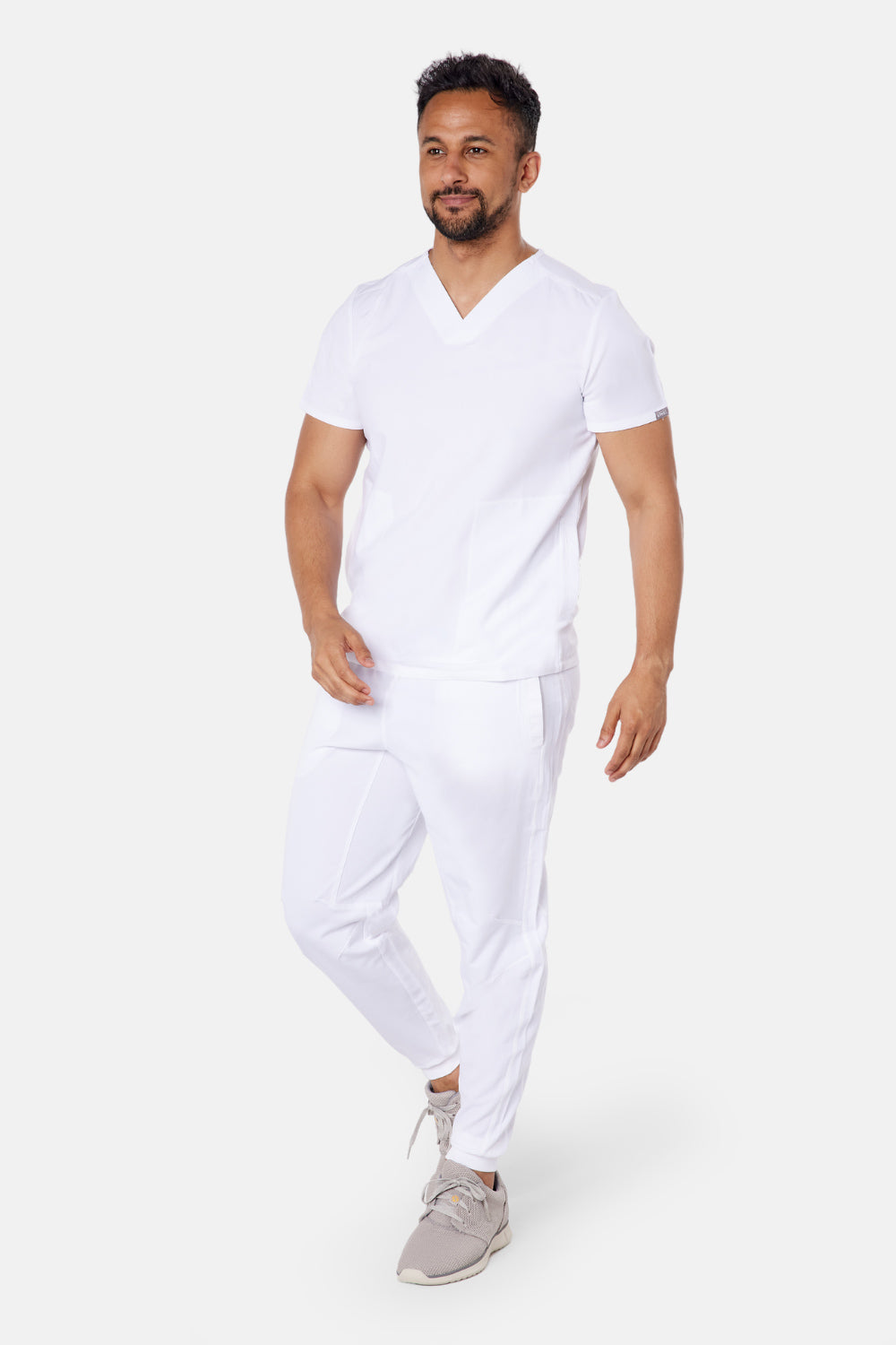 Maxwell Scrub Jogger - BEH-4953 - WHT