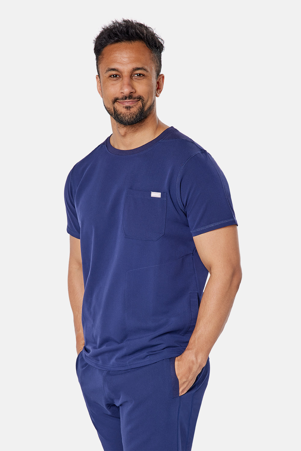 Miles Scrub Top - BEH-4951 - NVY