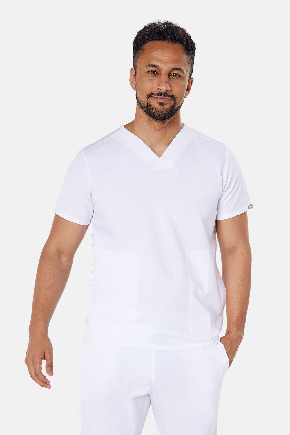 Miles Scrub Top - BEH-4951 - WHT