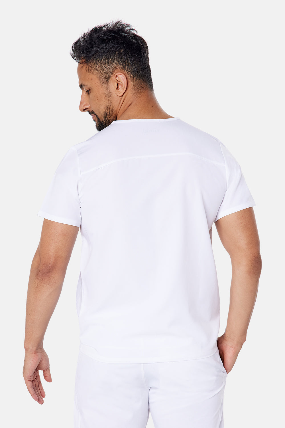 Miles Scrub Top - BEH-4951 - WHT