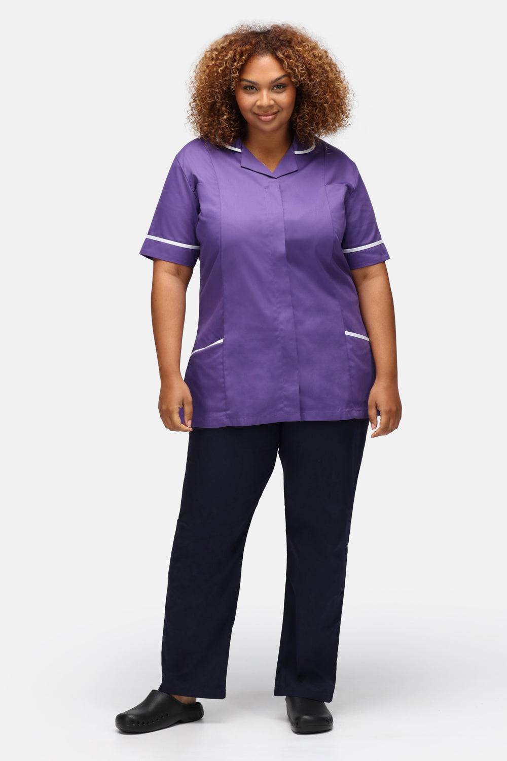 Ladies Tunic with Round Collar