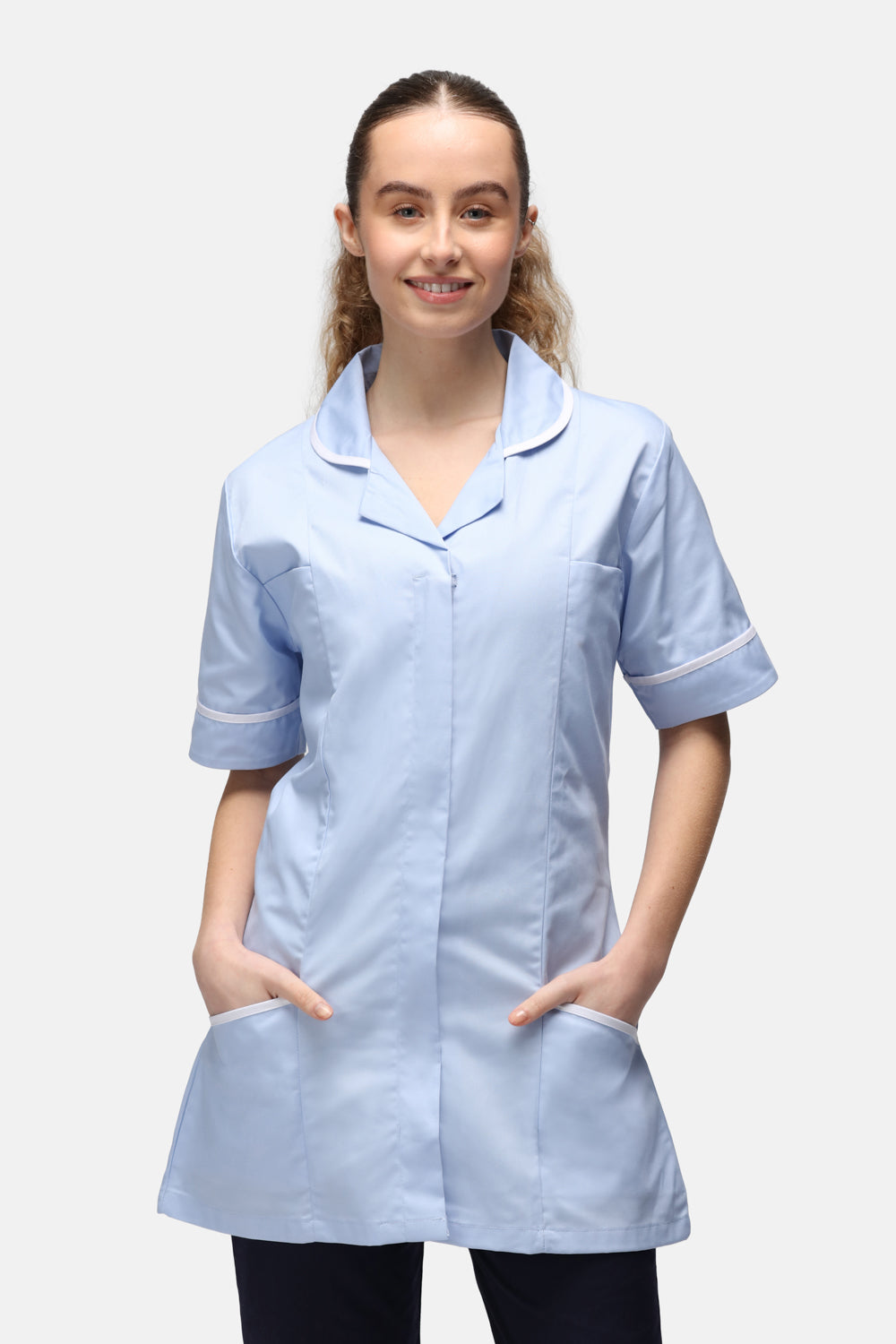 Ladies Tunic with Round Collar