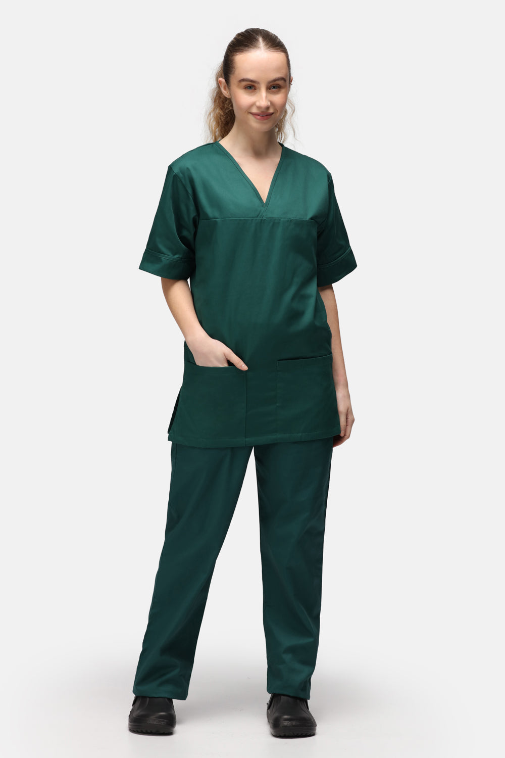 Plain Smart Scrub Top
