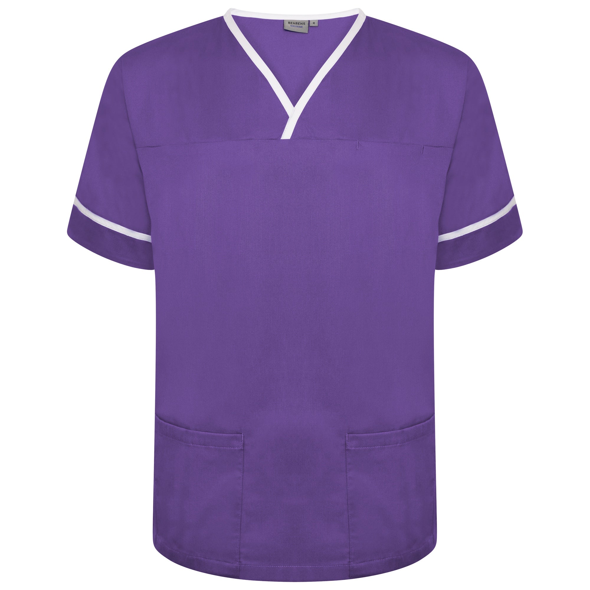 Contrast Trim Smart Scrub Top