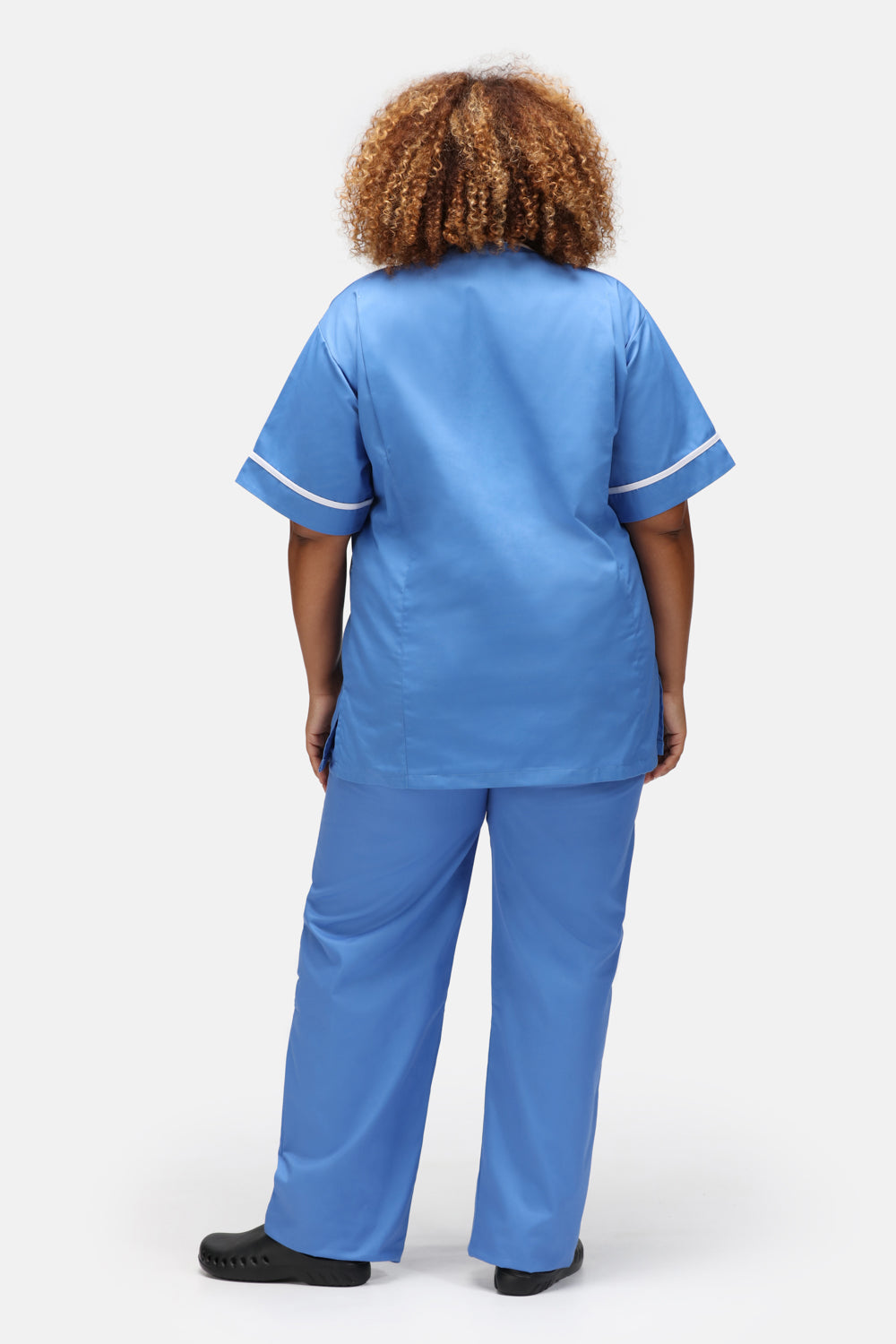 Contrast Trim Smart Scrub Top