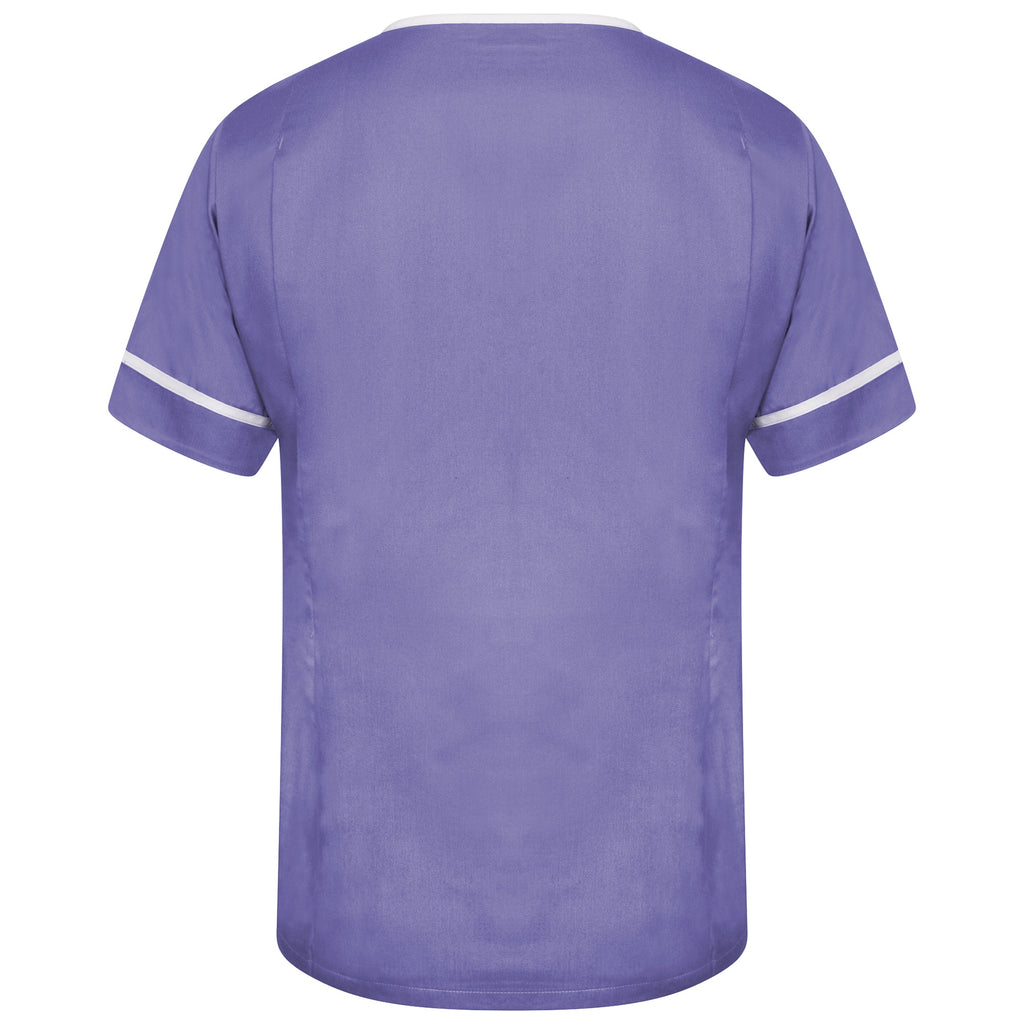 Contrast Trim Smart Scrub Top