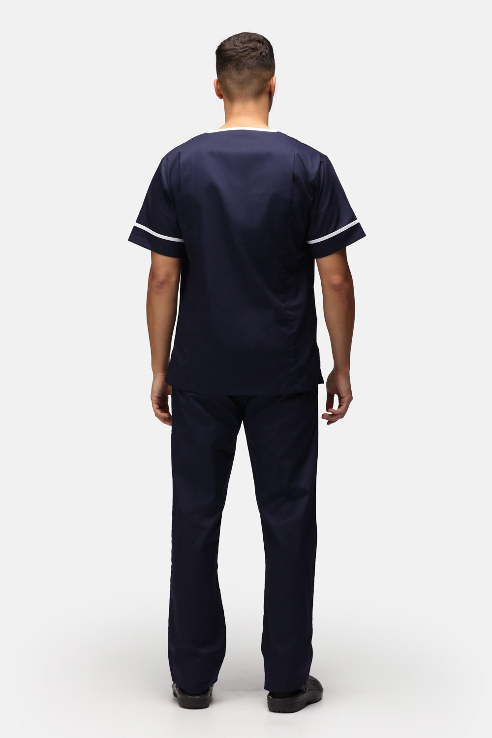Contrast Trim Smart Scrub Top
