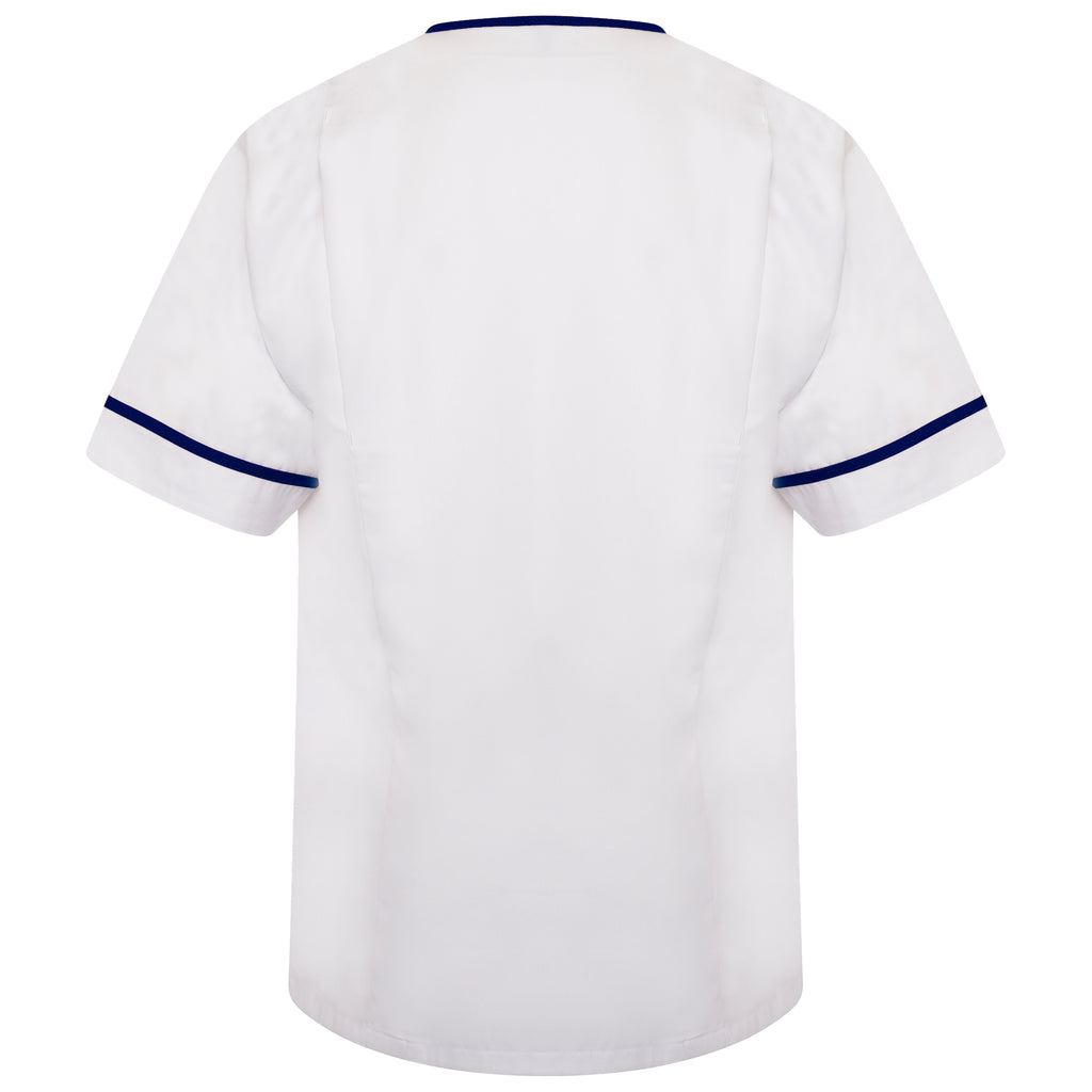 Contrast Trim Smart Scrub Top