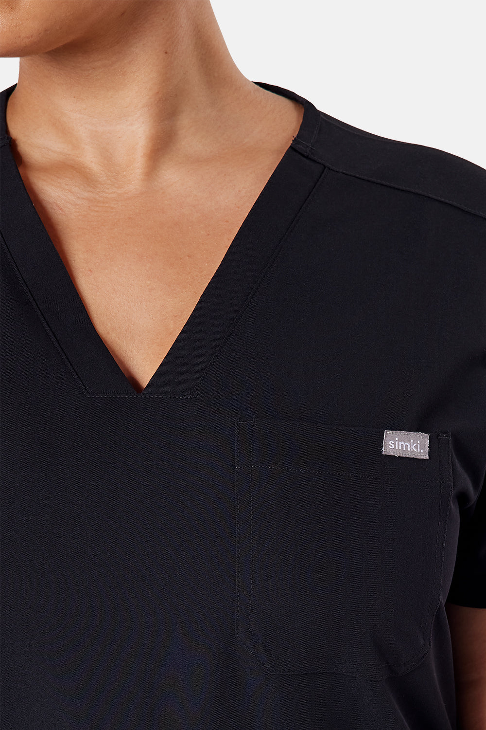 Nova One Pocket Scrub Top - BEH-4957 - BLK