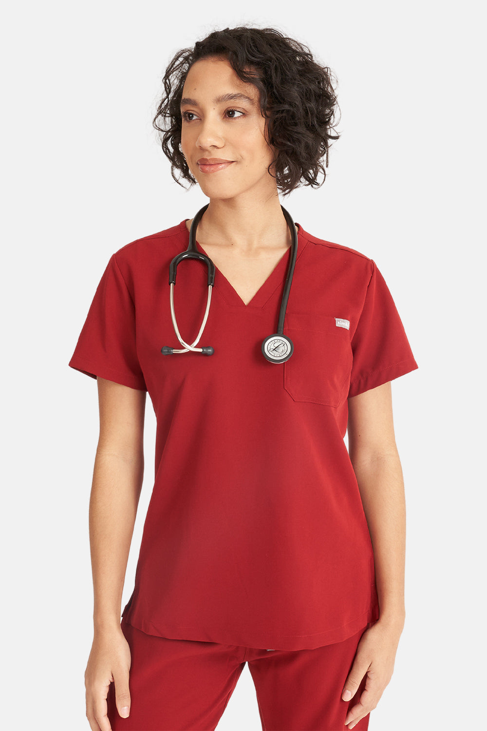Nova One Pocket Scrub Top - BEH-4957 - BUR