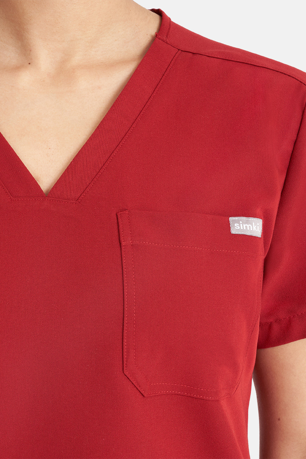 Nova One Pocket Scrub Top - BEH-4957 - BUR