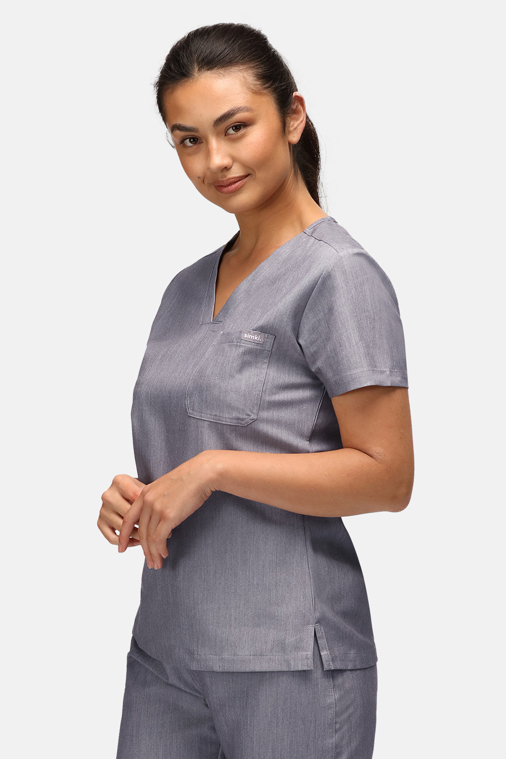 Nova One Pocket Scrub Top - BEH-4957 - CHA