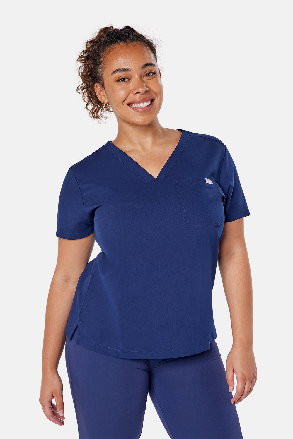 Nova One Pocket Scrub Top - BEH-4957 - NVY