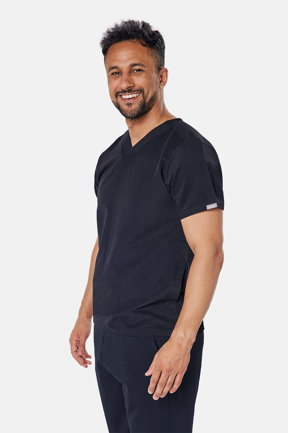 Oscar Scrub Top - BEH-4950 - BLK