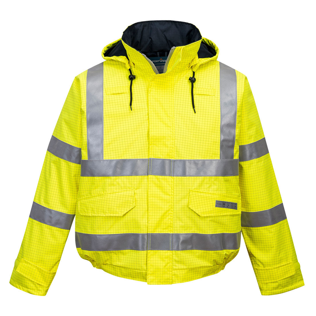 Bizflame Rain Hi-Vis FR Winter Bomber Jacket