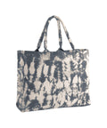 Tie-dye canvas tote bag