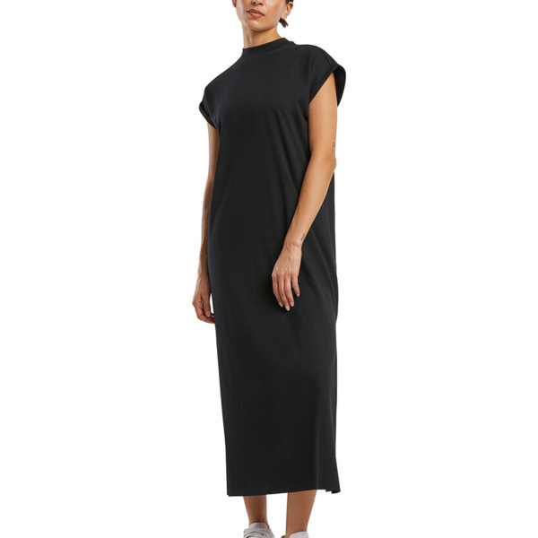 Women’s long extended shoulder dress Thumbnail