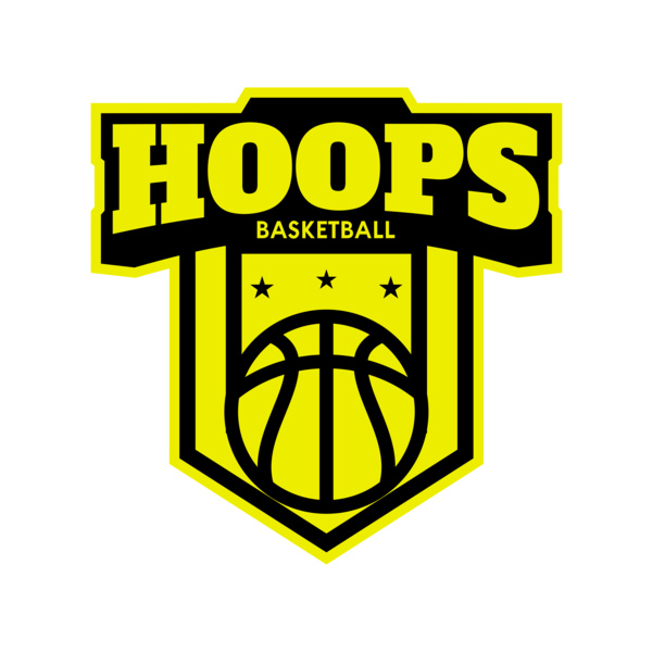 Hoops Basketball logo template 04 Thumbnail